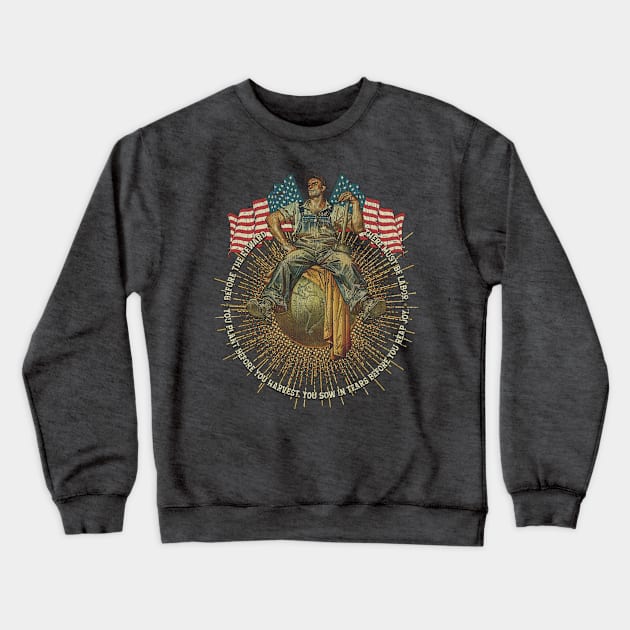 Before the Reward There Must Be Labor 1946 Crewneck Sweatshirt by JCD666